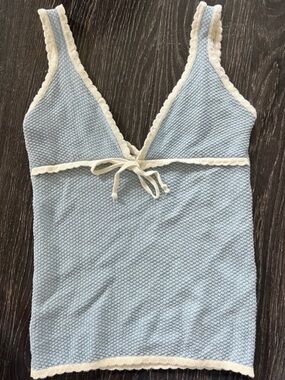 Djerf Avenue| Amorini Tank Top in baby blue